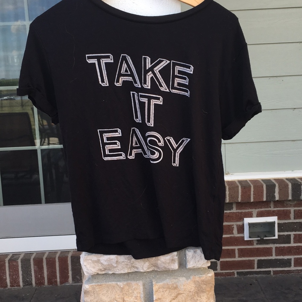 Take it easy cropped top
